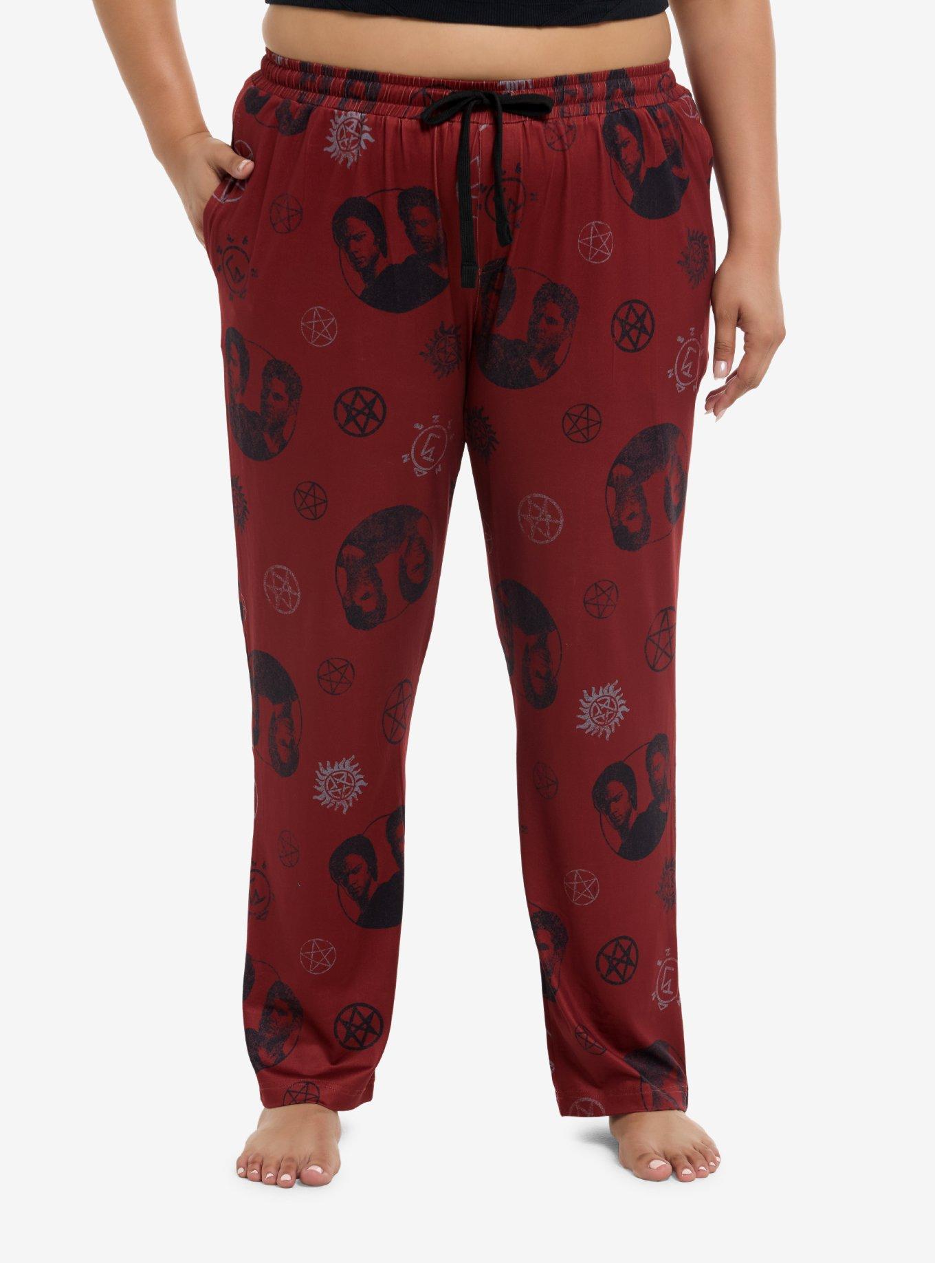 Supernatural Winchester Brothers Pajama Pants Plus Size, , hi-res