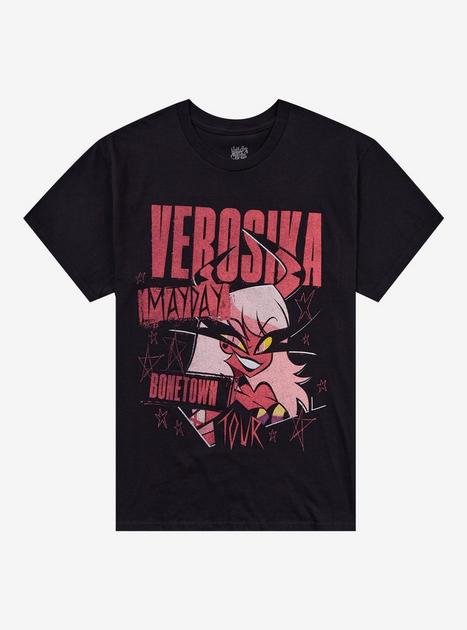 HELLUVA BOSS ヘルヴァボス　スケッチピンボード　Tシャツ Helluva Boss Verosika Streetwear 2022 T Shirt Limited Run