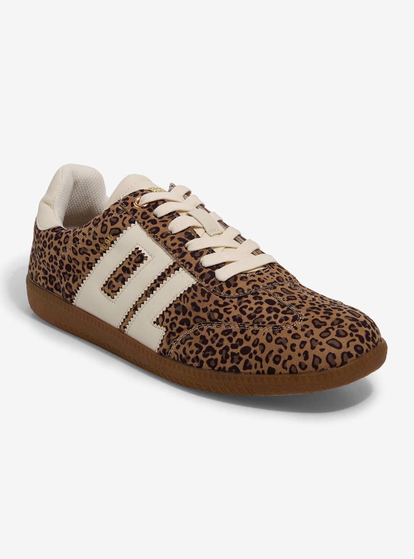 CHNLNDRY Dirty Laundry Leopard Track Star Sneakers