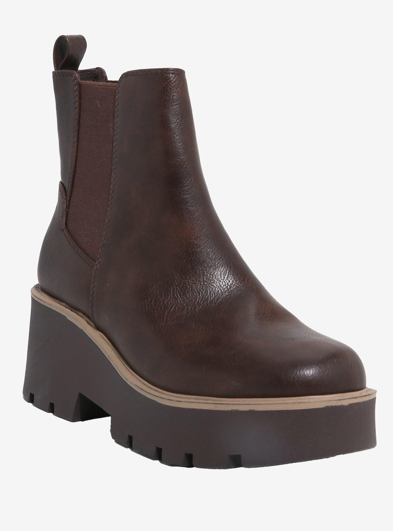 Dirty Laundry Brown Chelsea Boots, , hi-res