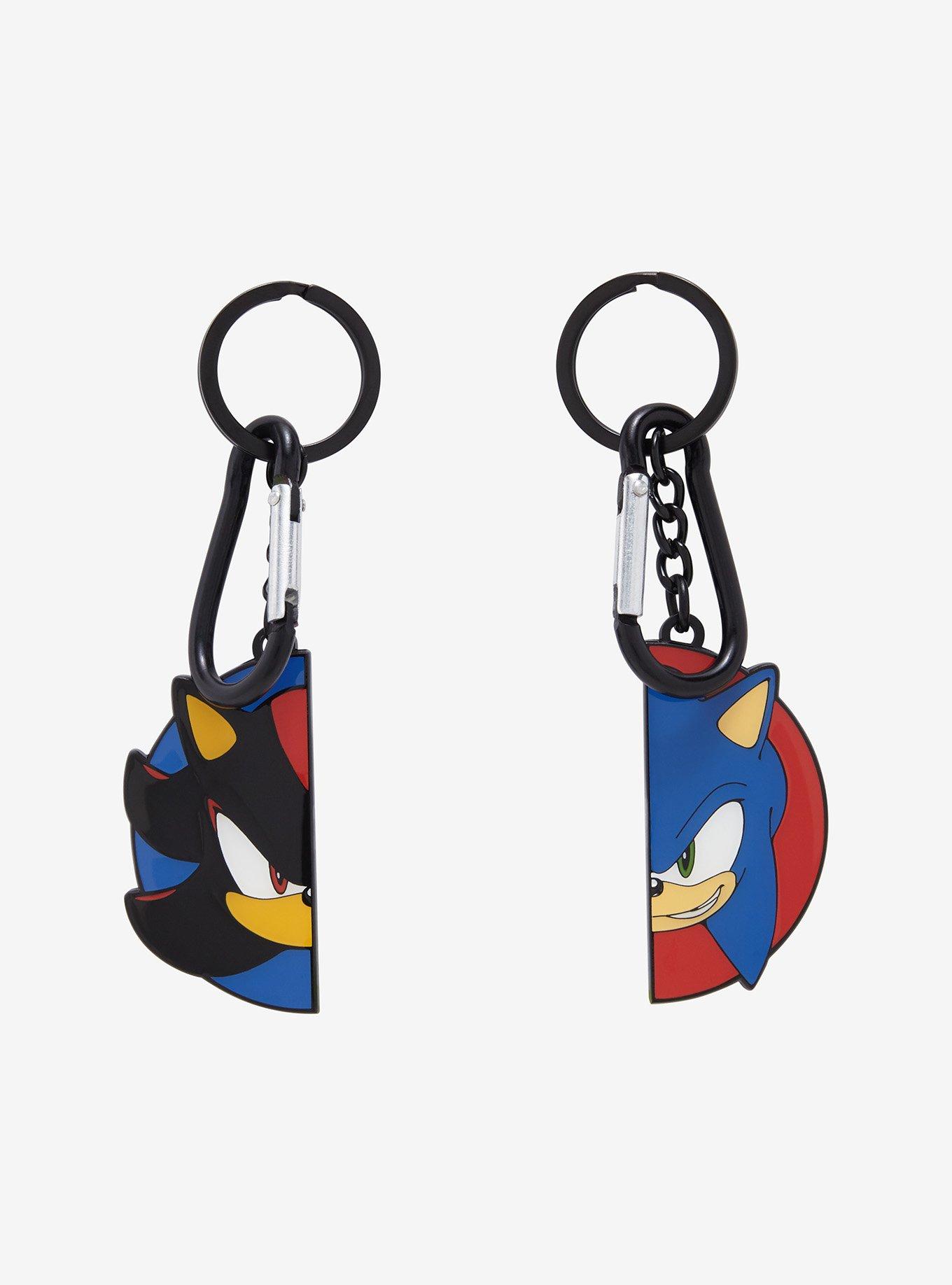 Sonic the Hedgehog Sonic & Shadow Keychain Set — BoxLunch Exclusive, , hi-res