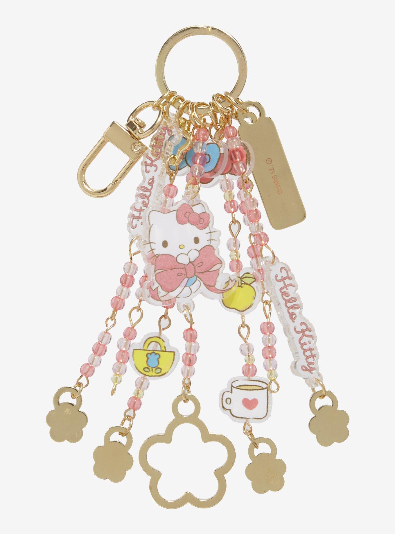 Sanrio Hello Kitty Icons Multi-Charm Keychain — BoxLunch Exclusive, , hi-res