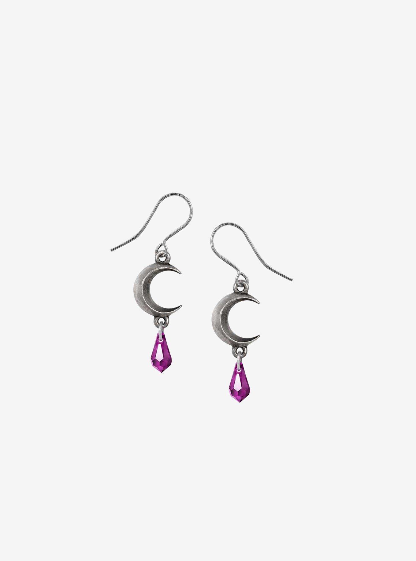 Alchemy of England Tears of the Moon Earrings Amethyst, , hi-res