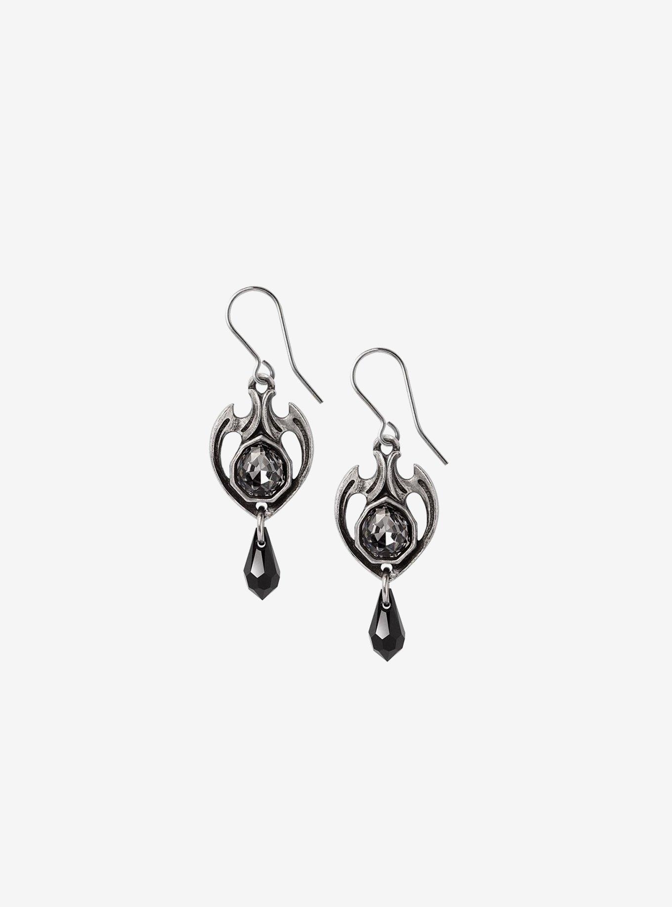 Alchemy of England Midnight Memorial Dropper Earrings, , hi-res