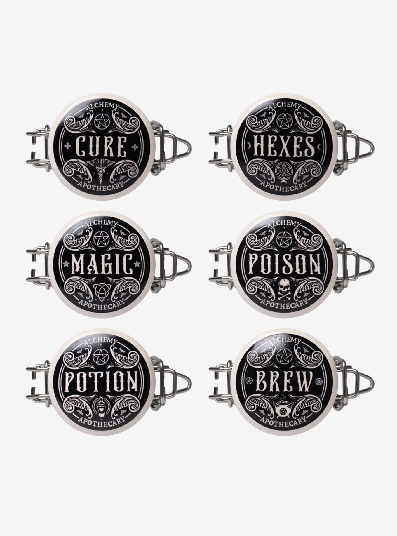 Alchemy of England Witch's Spice Rack Storage Jars, , hi-res