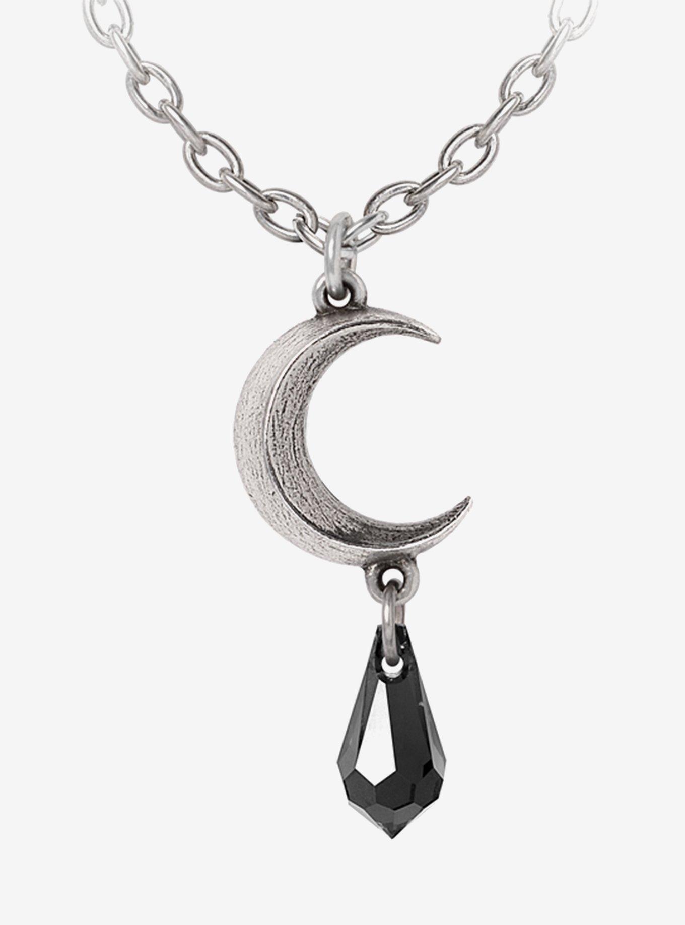 Alchemy of England Tears of the Moon Black Pendant Necklace, , hi-res