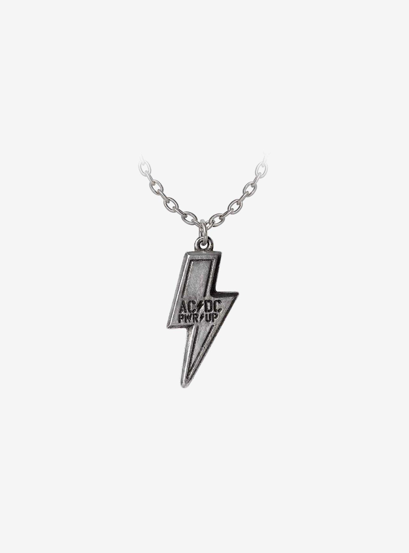 AC/DC PWR UP Flash Logo Pendant Necklace, , hi-res