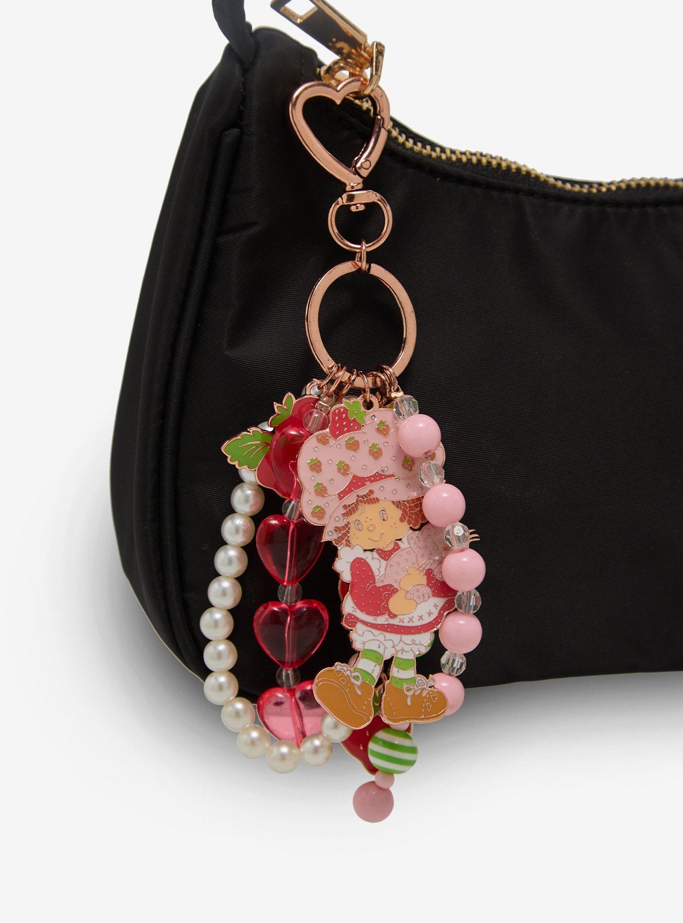 Strawberry Shortcake Beaded Multi-Charm Keychain, , hi-res