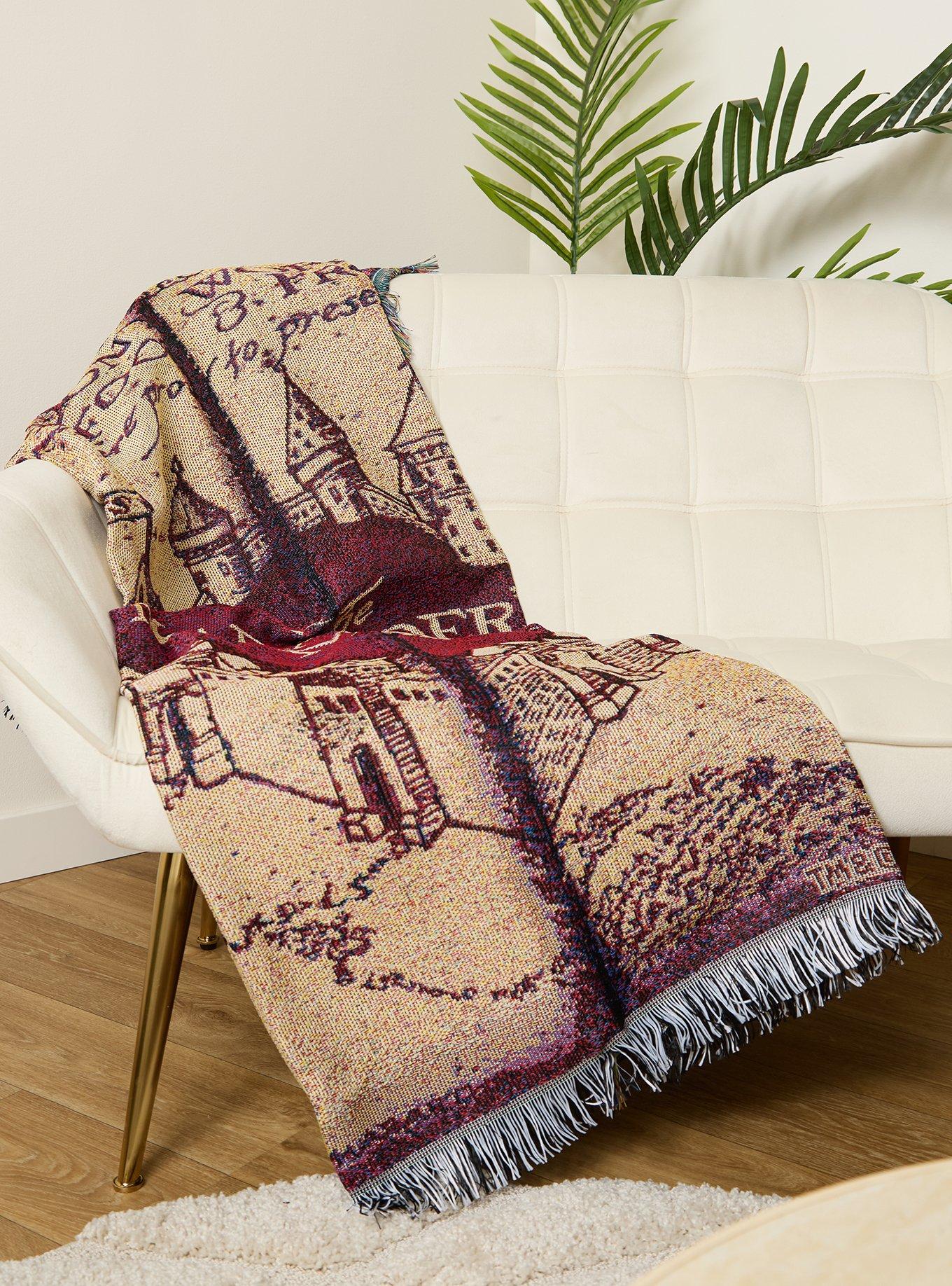Harry Potter The Marauder's Map Tapestry Throw, , hi-res