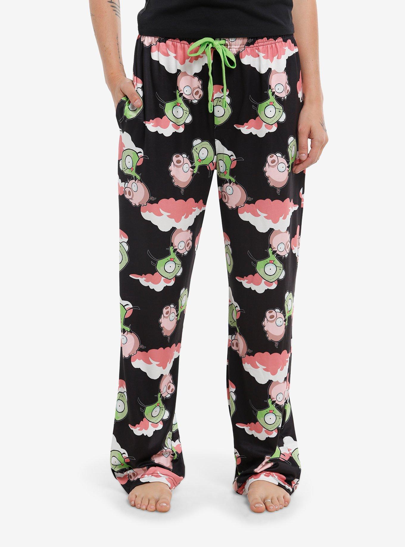 Invader Zim GIR Pig Clouds Pajama Pants, , hi-res