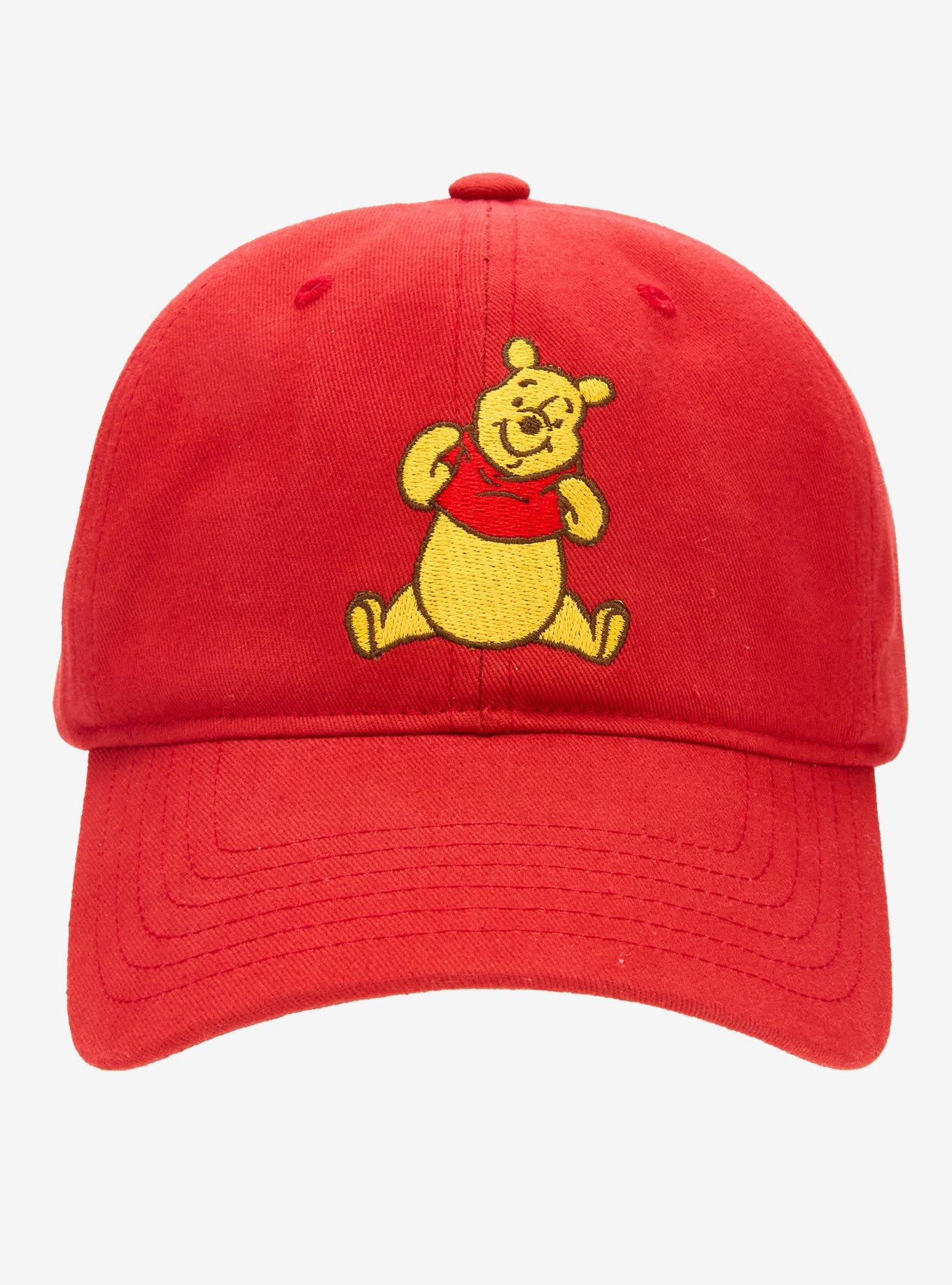 Disney Winnie the Pooh Embroidered Pooh Bear Ball Cap - BoxLunch Exclusive, , hi-res