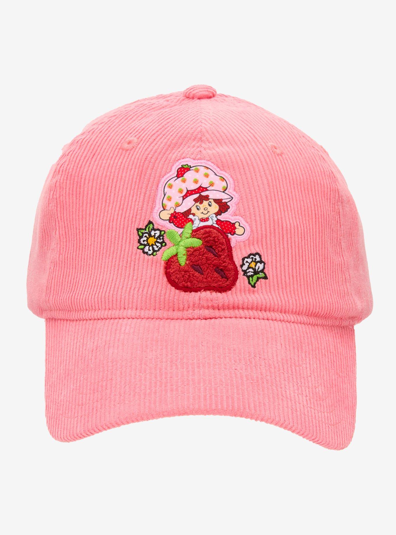 Strawberry Shortcake Strawberry Pink Ball Cap — BoxLunch Exclusive, , hi-res