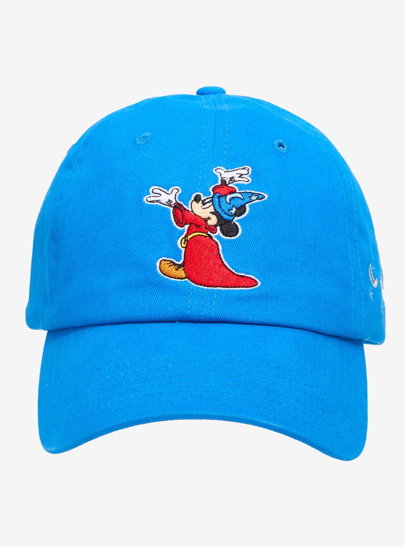 Disney Fantasia Sorcerer Mickey Embroidered Ball Cap - BoxLunch Exclusive, , hi-res