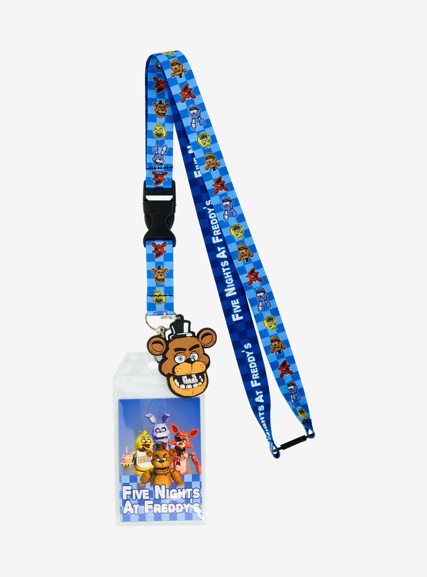 Five Nights at Freddy's Characters Checkered Lanyard - BoxLunch Exclusive, , hi-res