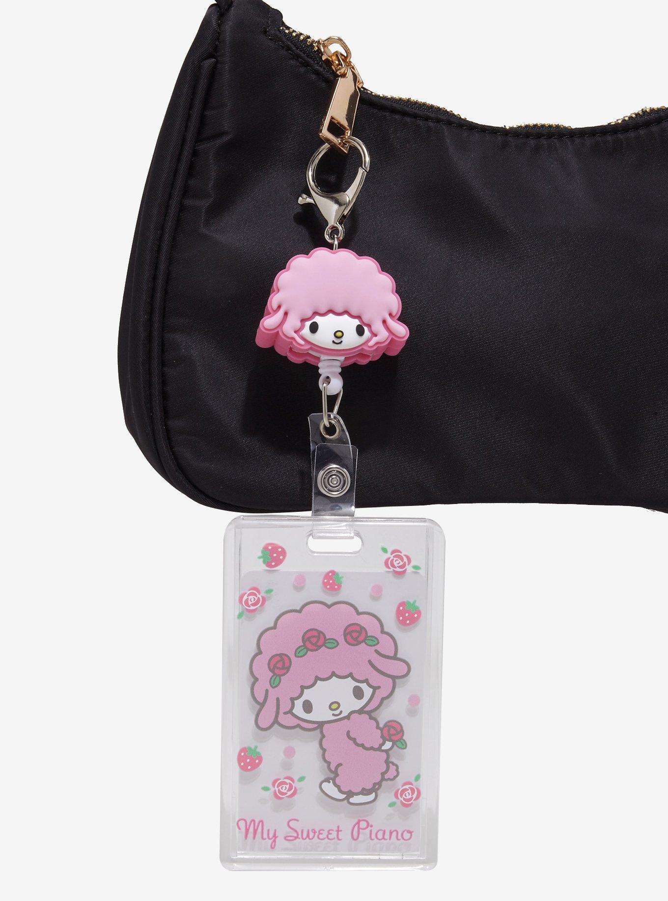 Sanrio My Sweet Piano Floral Retractable Lanyard - BoxLunch Exclusive, , hi-res