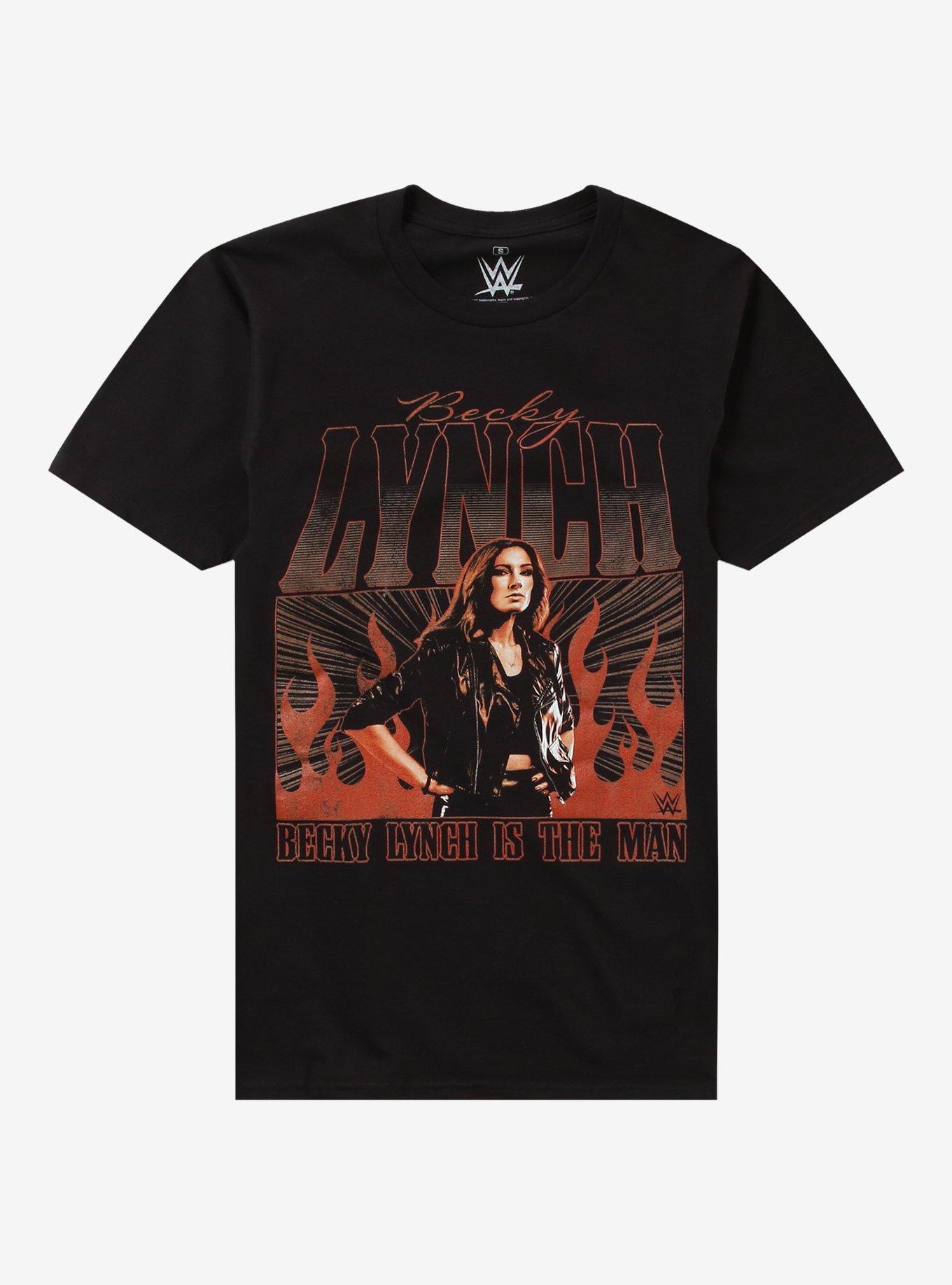 WWE Becky Lynch Flames Girls T-Shirt, , hi-res