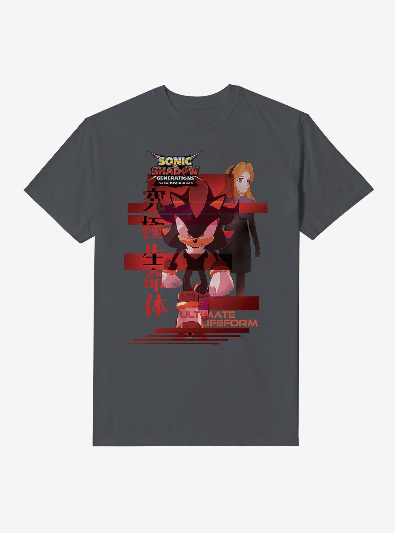 Sonic X Shadow Generations: Dark Beginnings Ultimate Lifeform Garment-Dyed T-Shirt, , hi-res