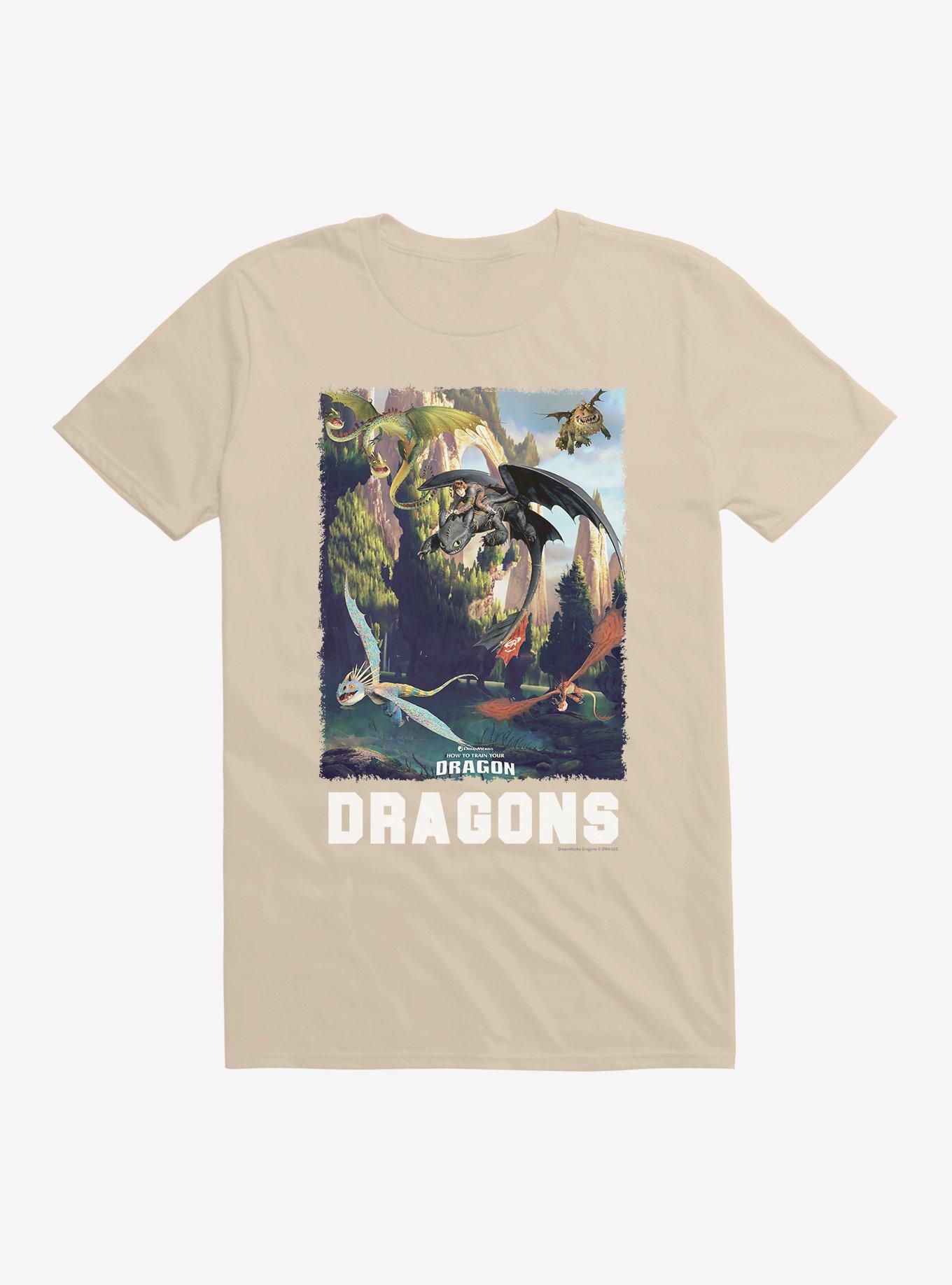 How To Train Your Dragon Dragons T-Shirt, , hi-res