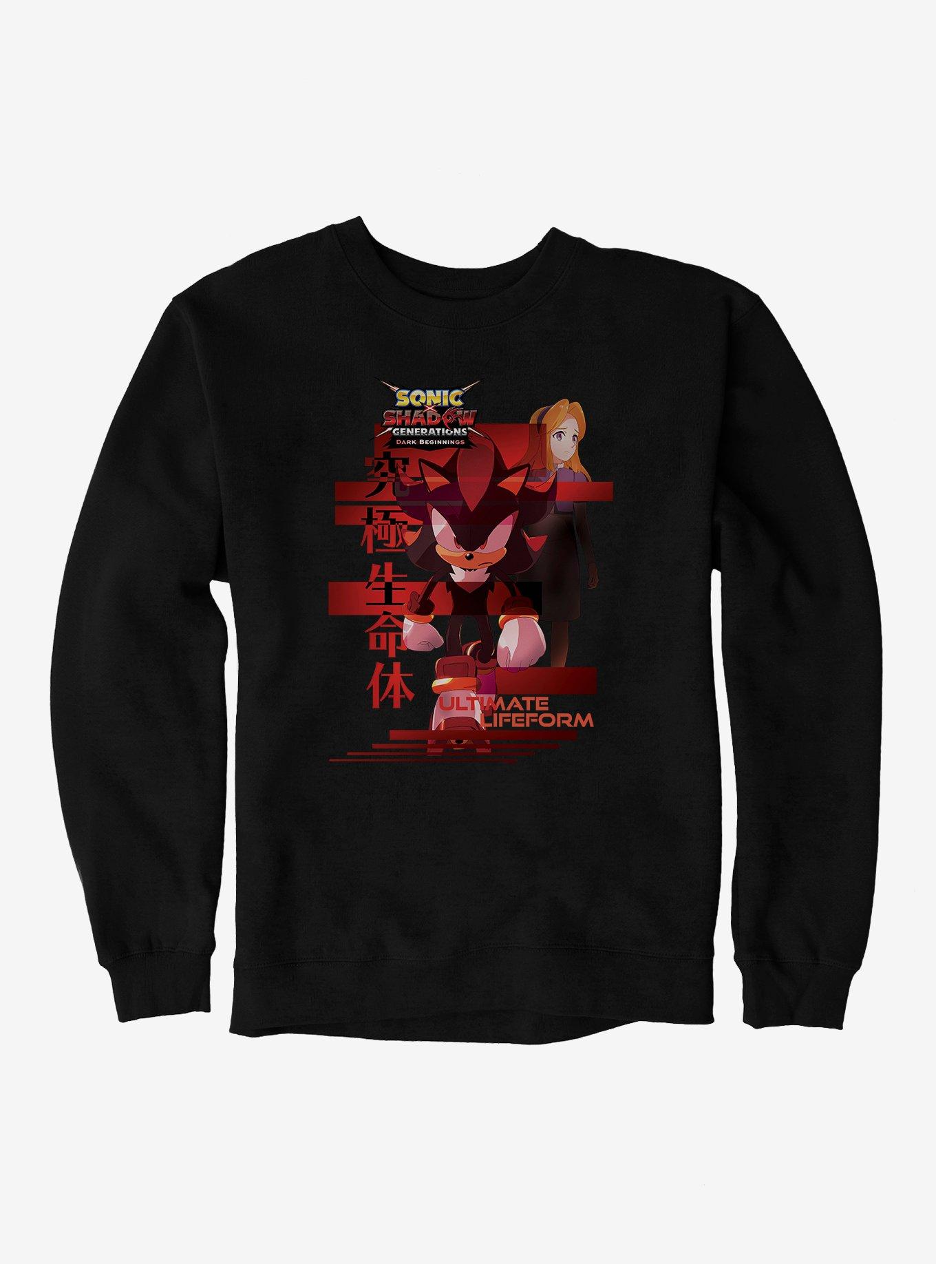 Sonic X Shadow Generations: Dark Beginnings Ultimate Lifeform Sweatshirt, , hi-res