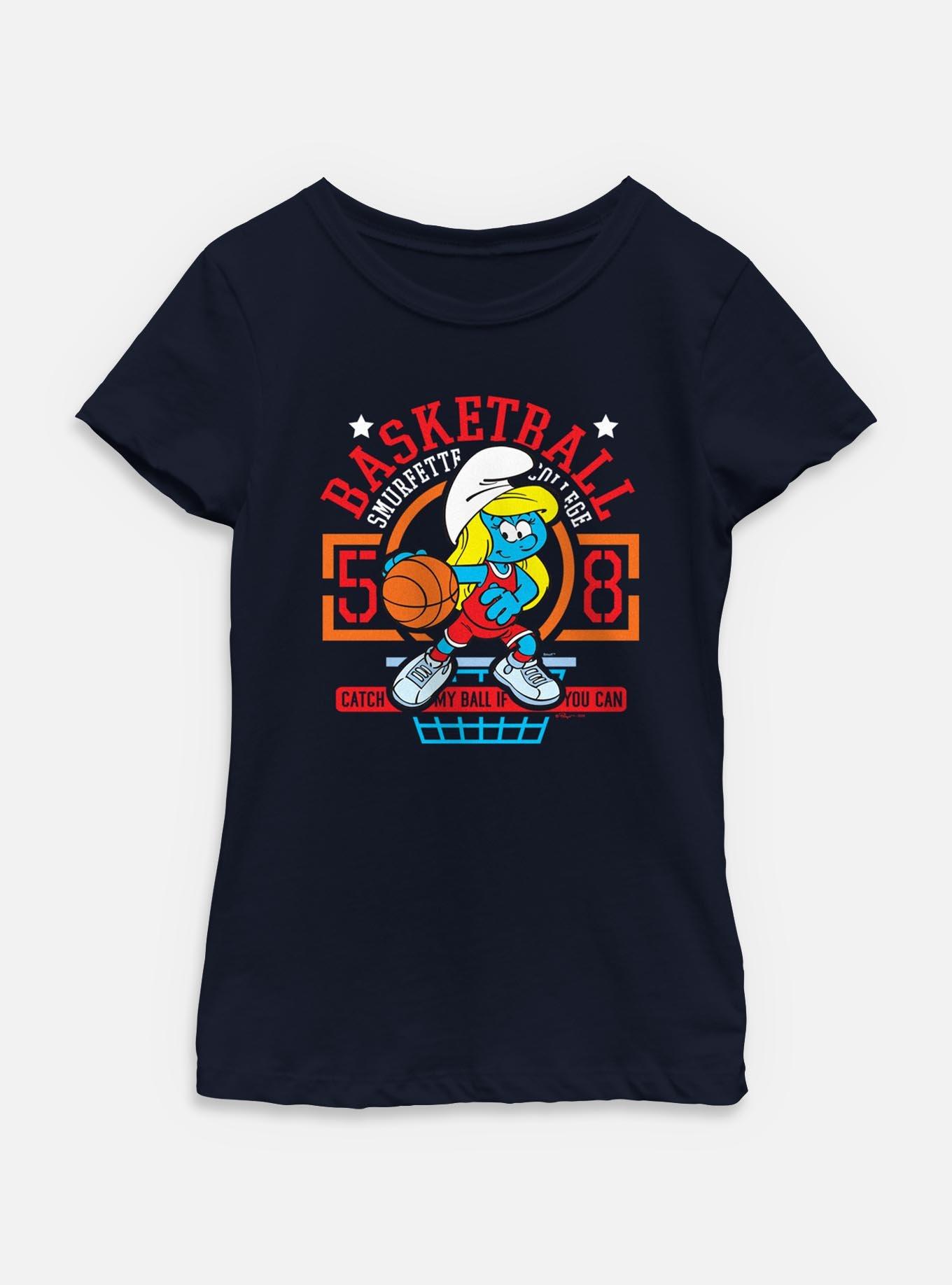 The Smurfs Basketball Smurfette  Youth Girls T-Shirt, , hi-res