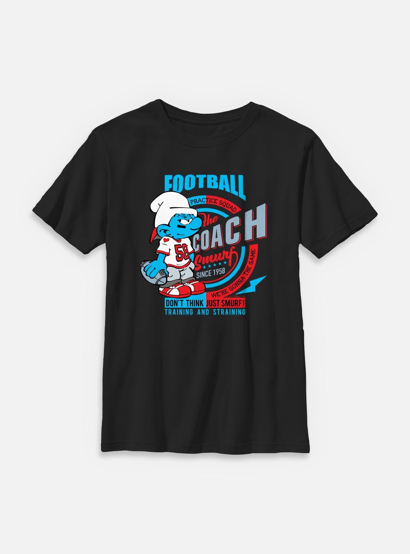 The Smurfs Football The Coach Youth T-Shirt, , hi-res