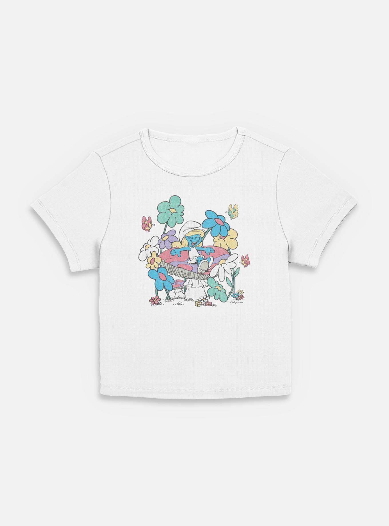 The Smurfs Mushroom Life Women Baby T-Shirt, , hi-res
