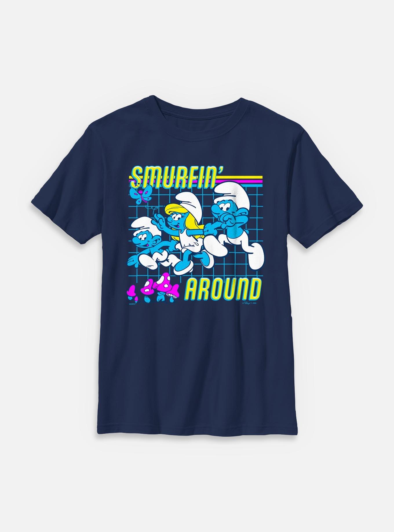 The Smurfs Smurfin Around Youth T-Shirt, , hi-res