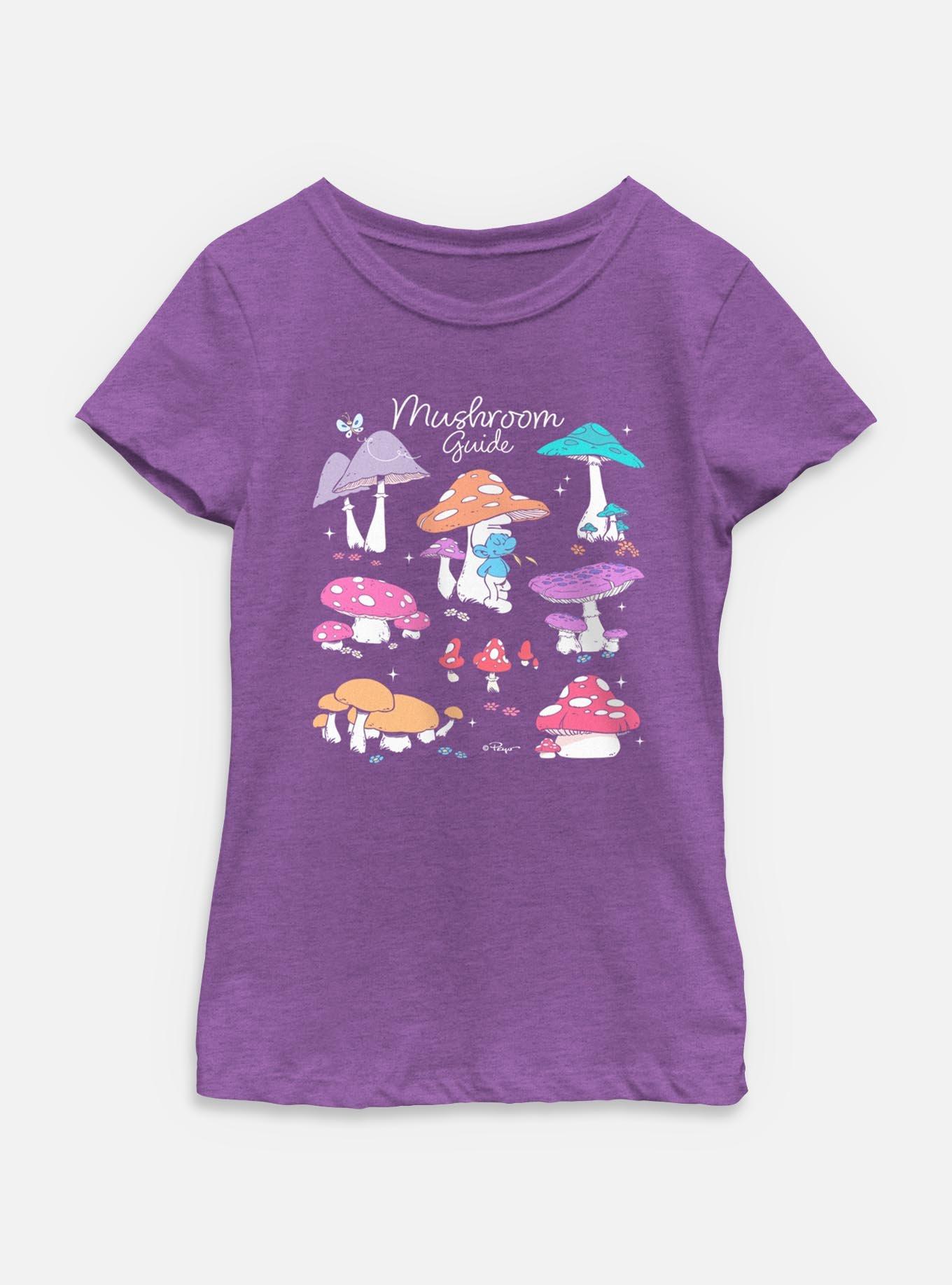 The Smurfs Mushroom Guide Youth Girls T-Shirt, , hi-res