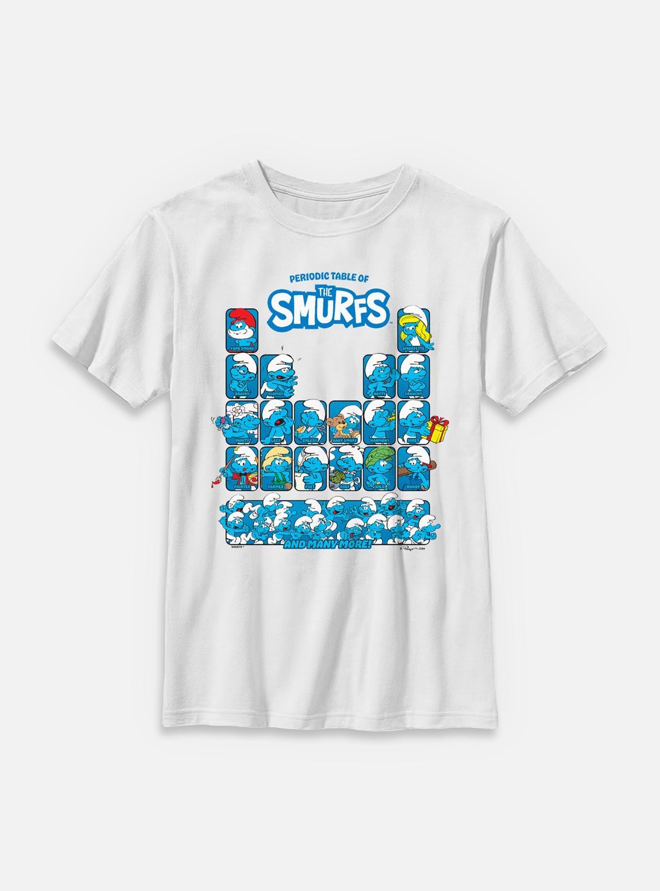 The Smurfs Periodic Table Of The SmurfsYouth T-Shirt, , hi-res