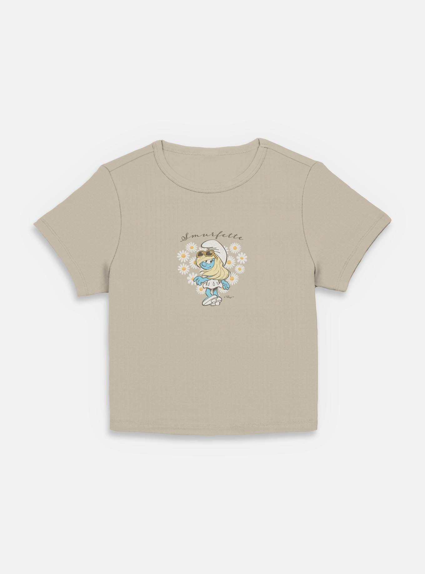 The Smurfs Smurfette Daisies Women Baby T-Shirt, , hi-res