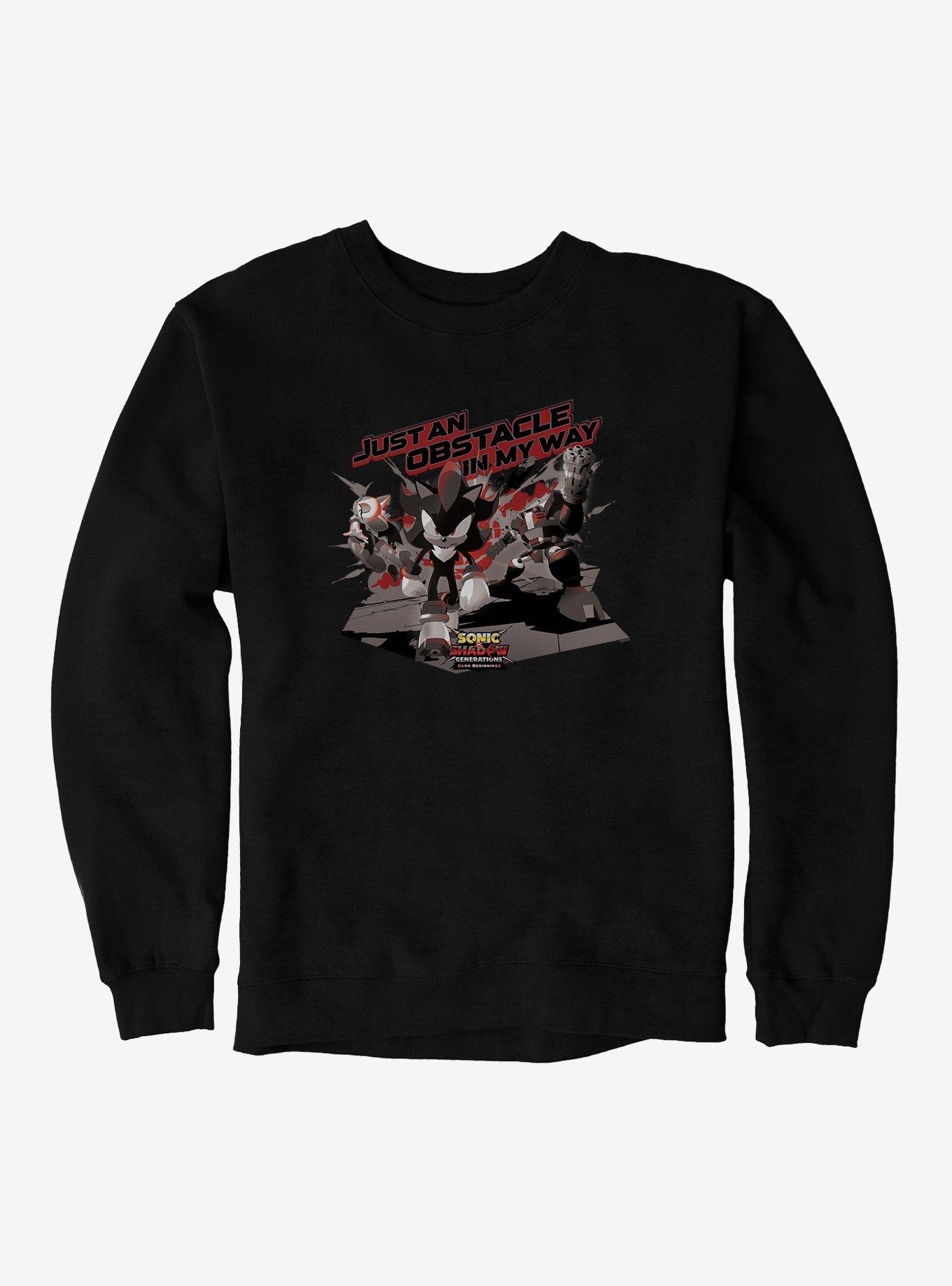 Sonic X Shadow Generations: Dark Beginnings Just An Obstacle In My Way Sweatshirt, , hi-res