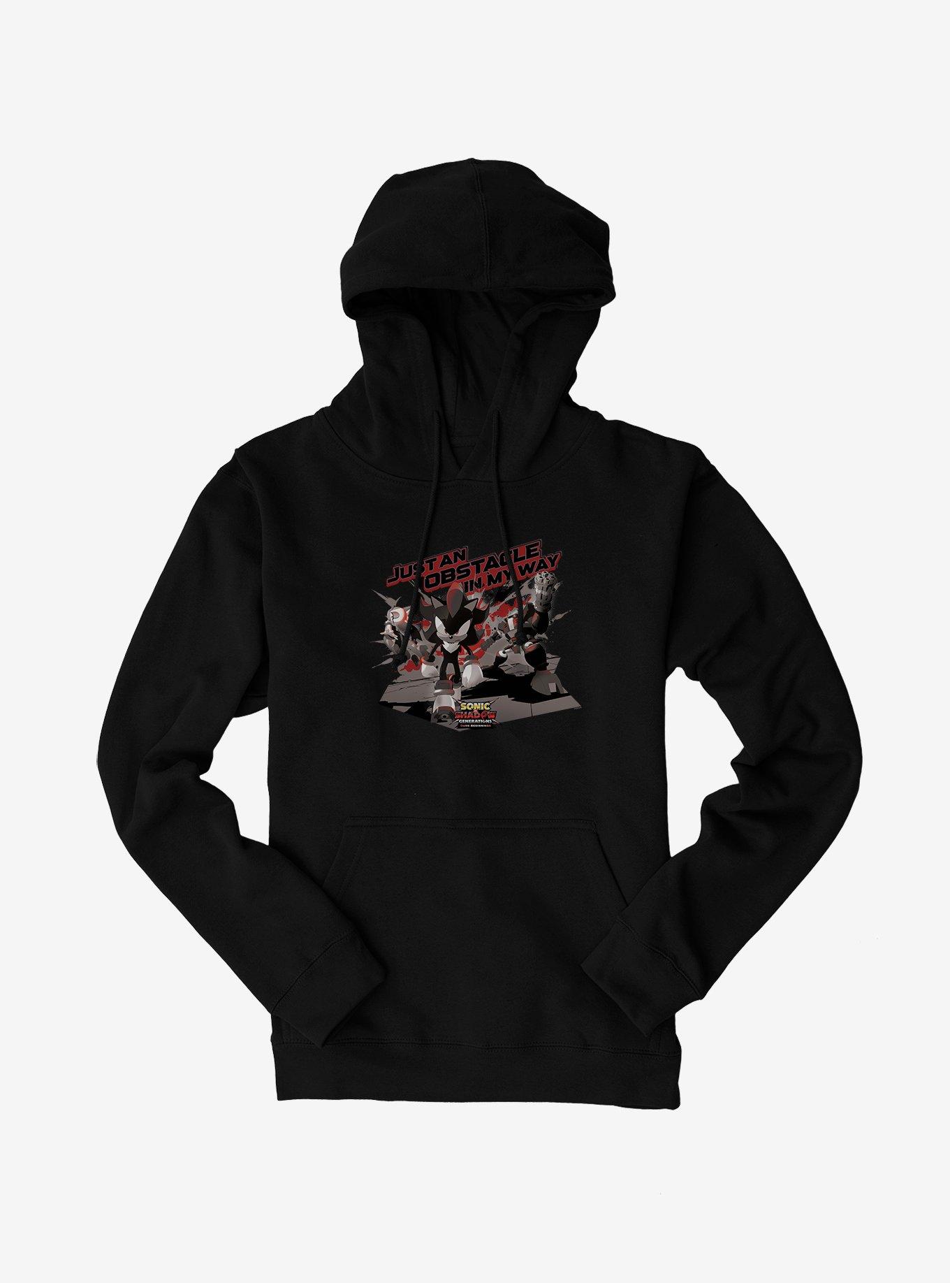 Sonic X Shadow Generations: Dark Beginnings Just An Obstacle In My Way Hoodie, , hi-res