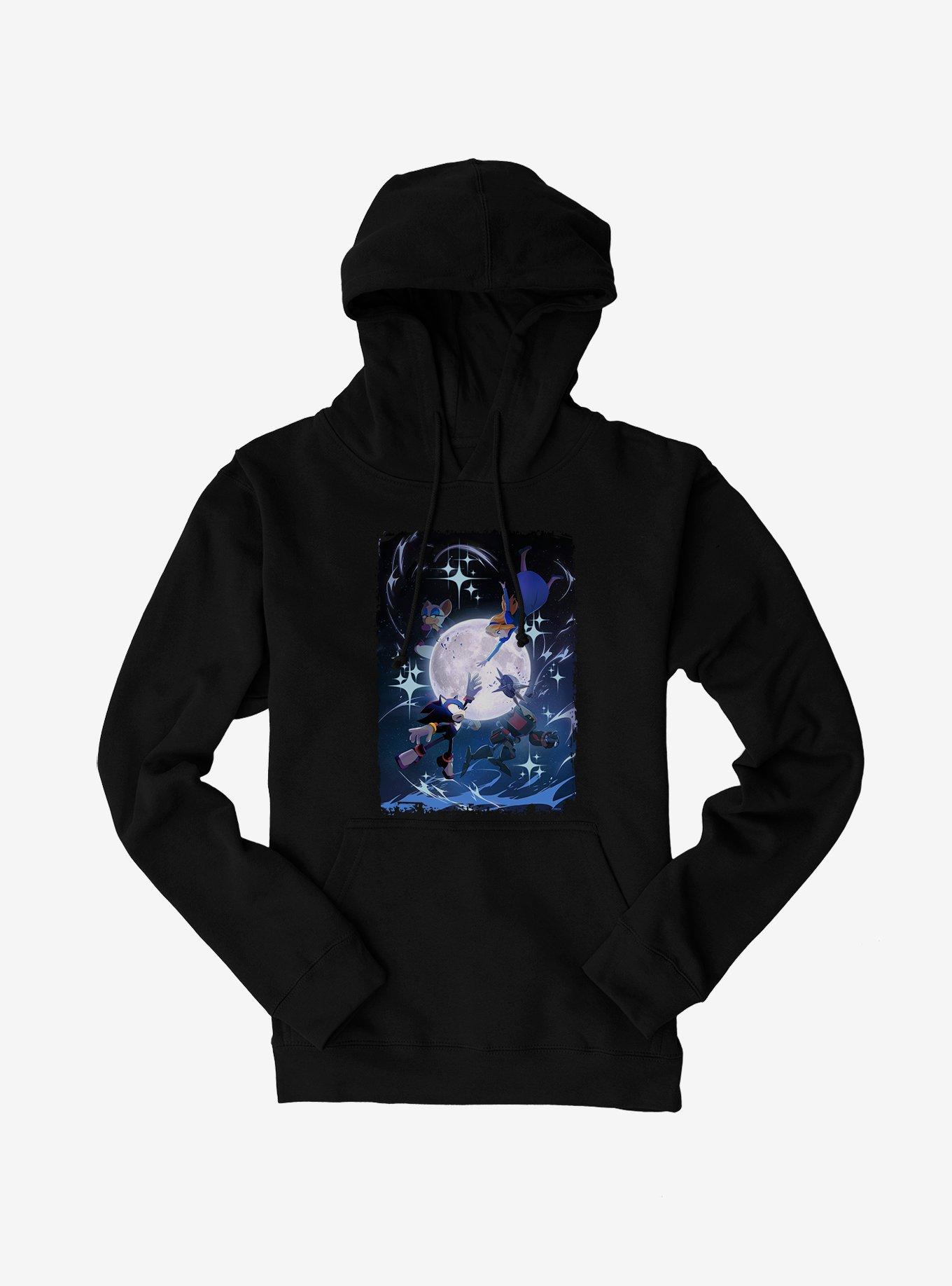 Sonic X Shadow Generations: Dark Beginnings Full Moon Hoodie, , hi-res