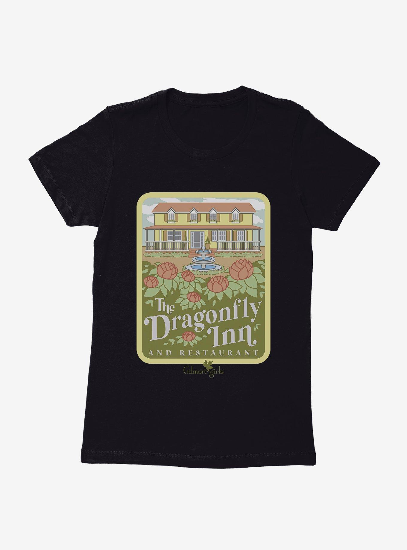 Gilmore Girls The Dragonfly Inn And Restaurant Womens T-Shirt, BLACK, hi-res