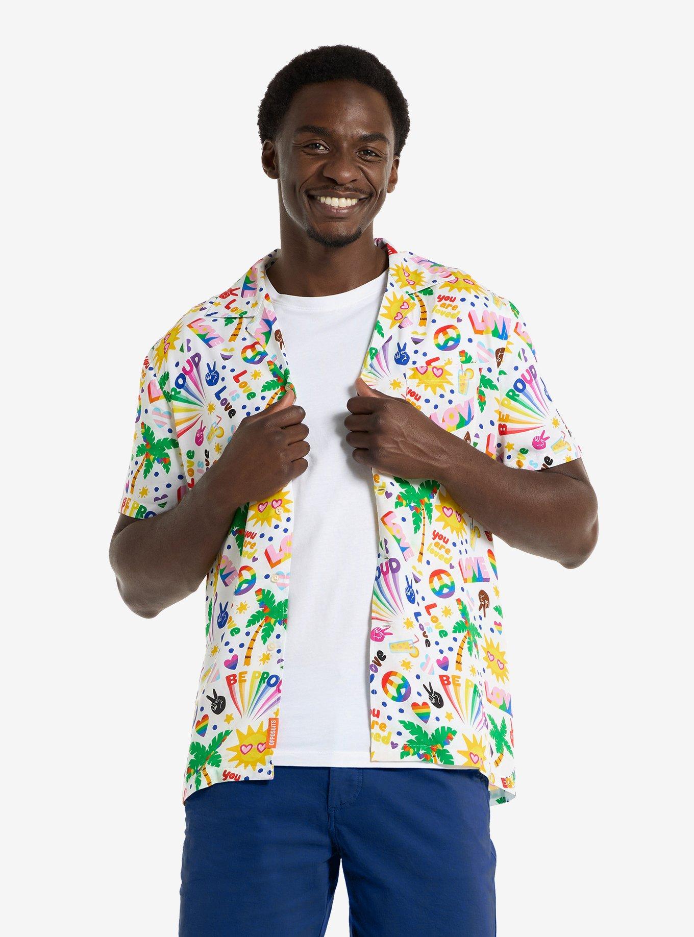Tropic Pride Button-Up Shirt, , hi-res
