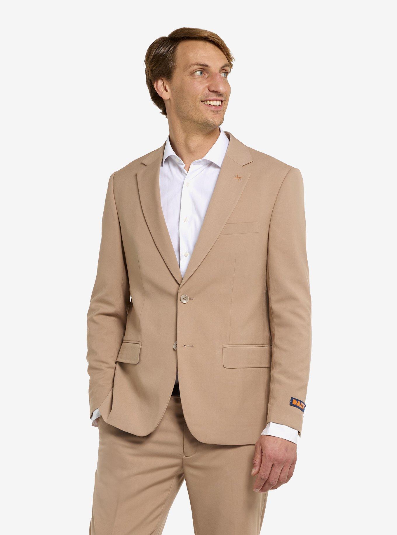 Daily Dark Sand Suit, BEIGE, hi-res