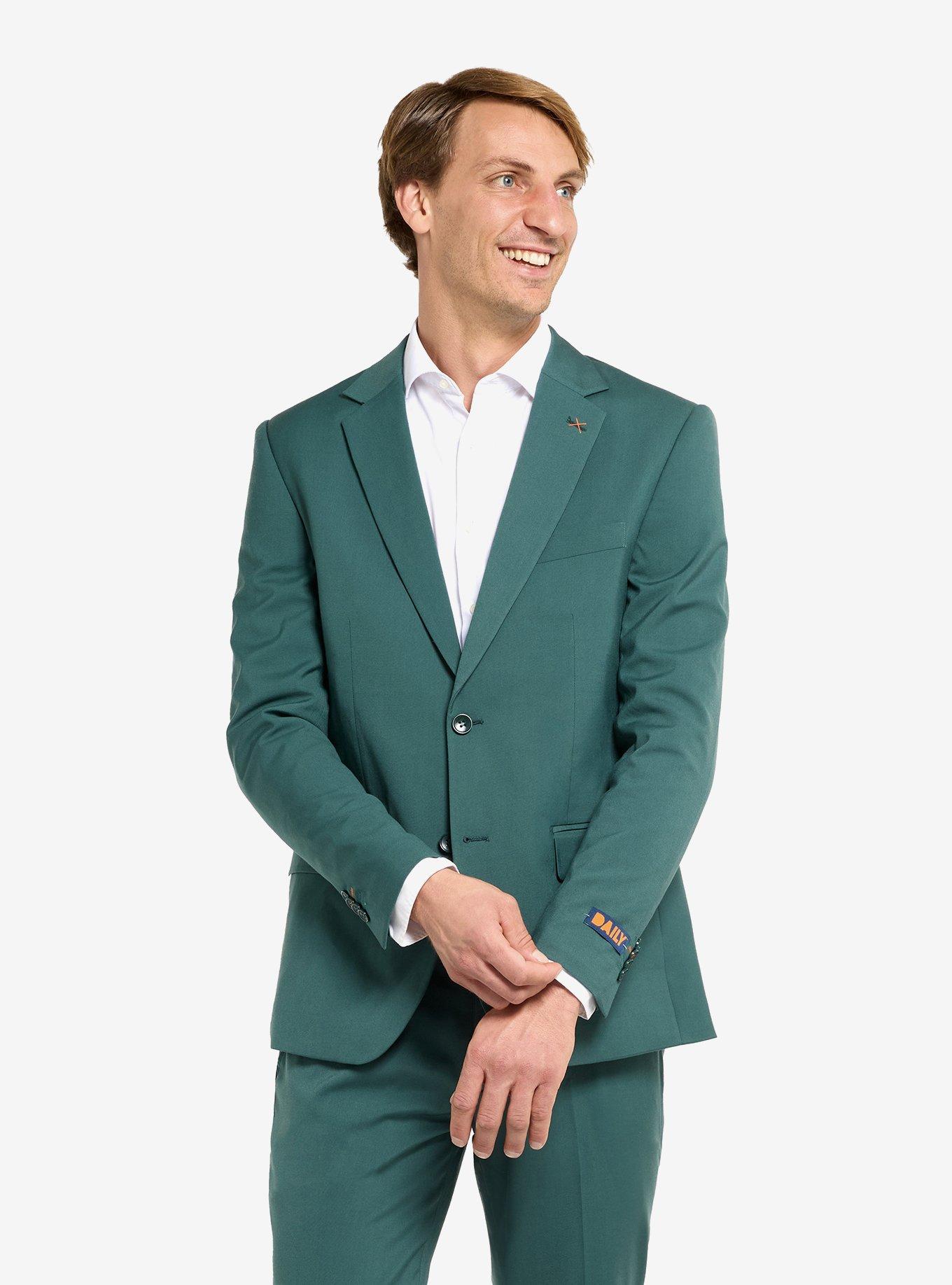 Daily Posy Green Suit, GREEN, hi-res