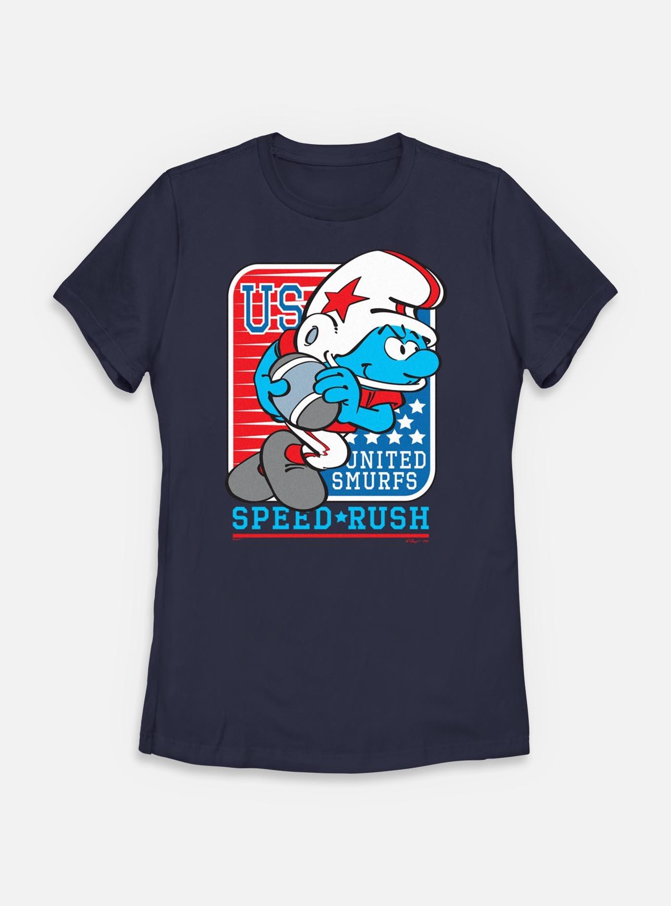 The Smurfs Speed Rush Womens T-Shirt, NAVY, hi-res