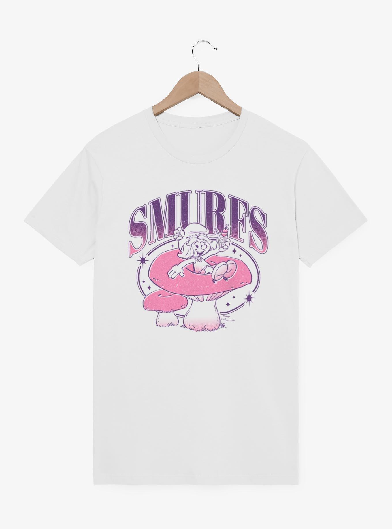 The Smurfs Galaxy Mushroom Vibes  T-Shirt, WHITE, hi-res