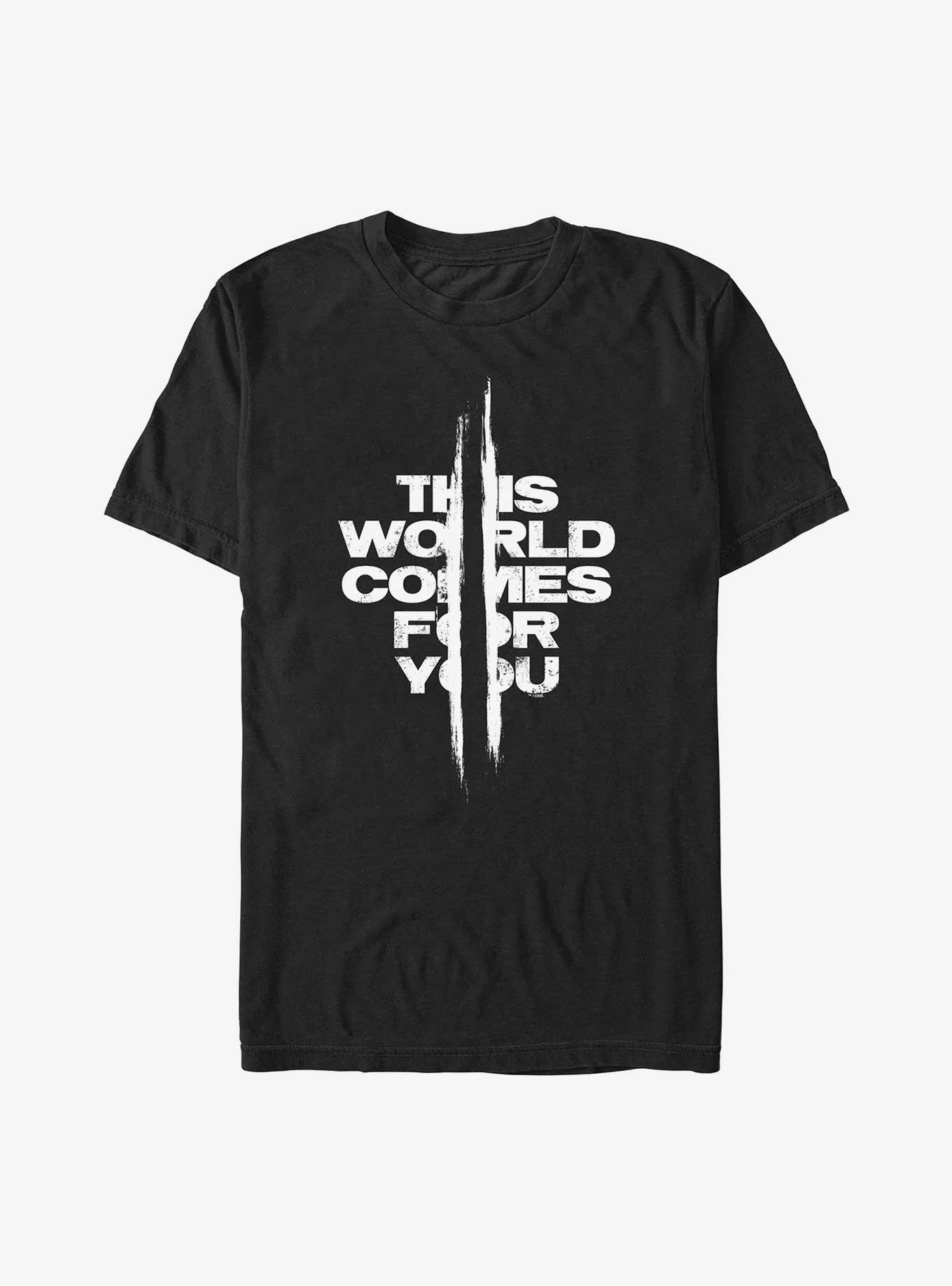 Days Gone The World Comes For You T-Shirt, BLACK, hi-res