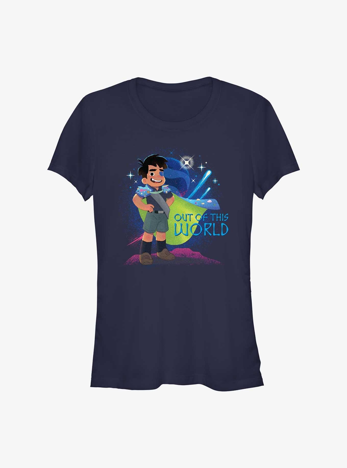 Disney Pixar Elio Out Of This World Girl T-Shirt, NAVY, hi-res