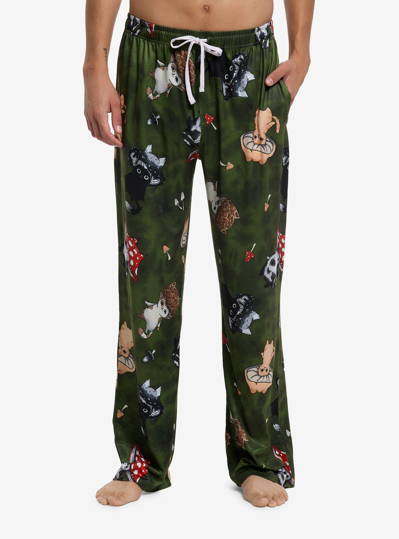 Mushroom Cats Pajama Pants By Guild Of Calamity, , hi-res