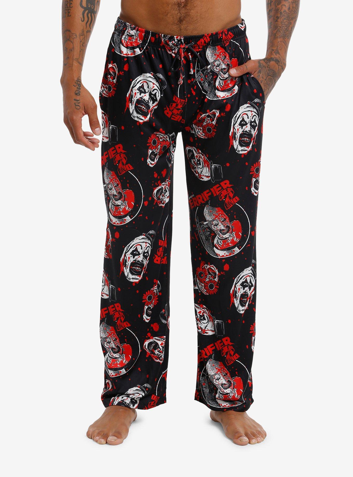 Terrifier 2 Art The Clown Pajama Pants, , hi-res