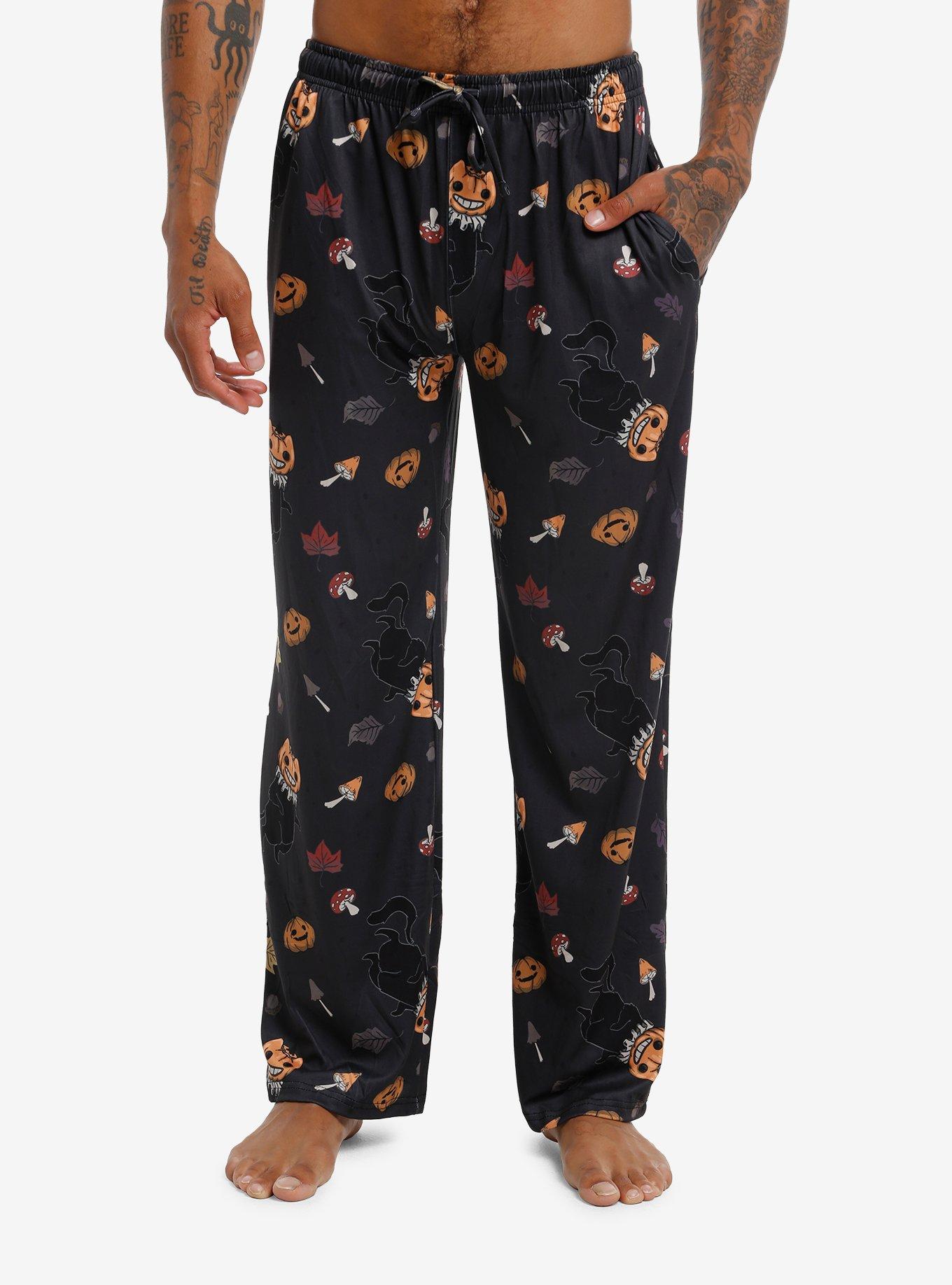 Fall Pumpkin Creatures Pajama Pants By Guild Of Calamity, , hi-res