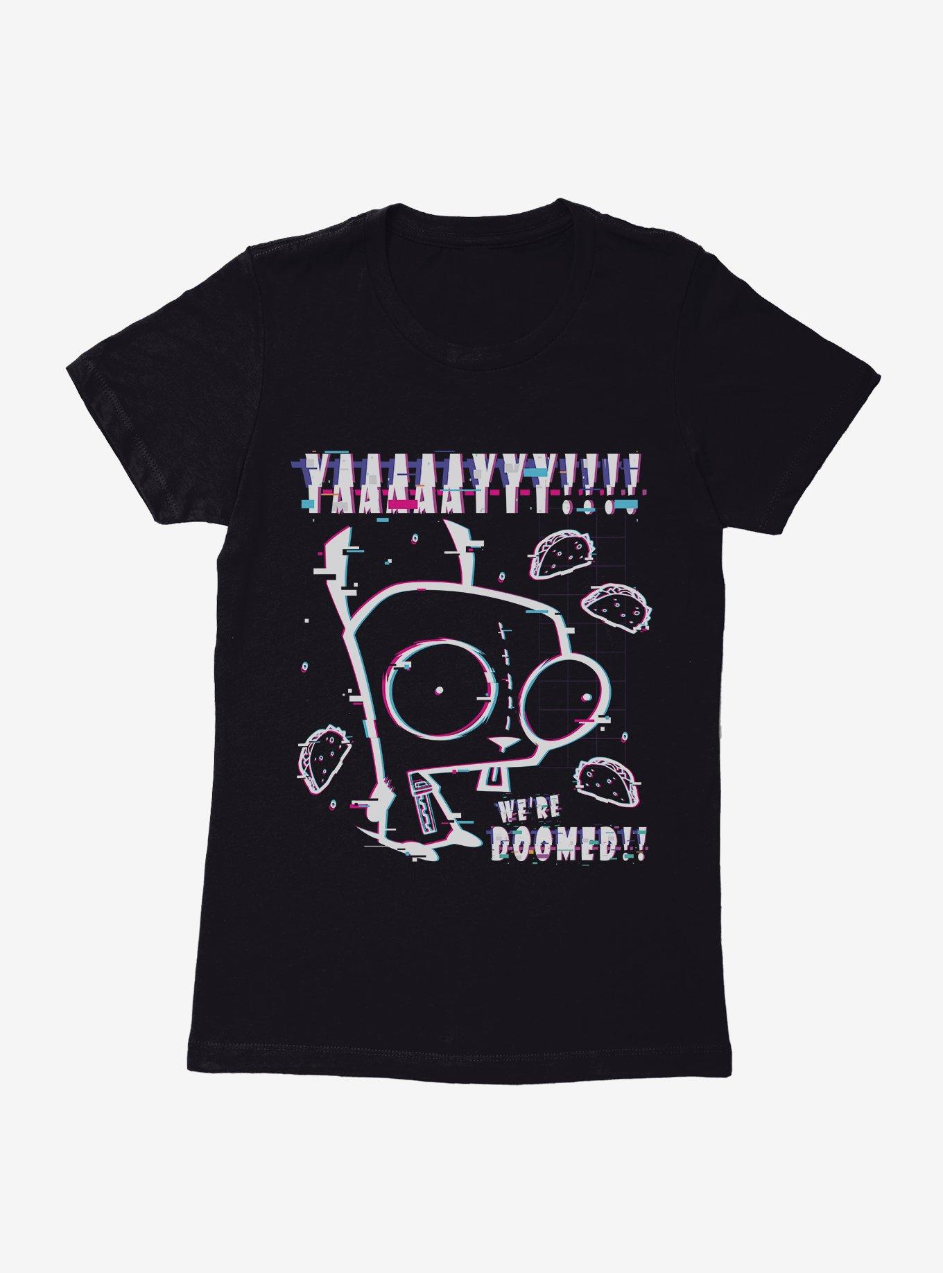 Invader Zim YAAAAAYY!!!! We're Doomed!! Womens T-Shirt, , hi-res