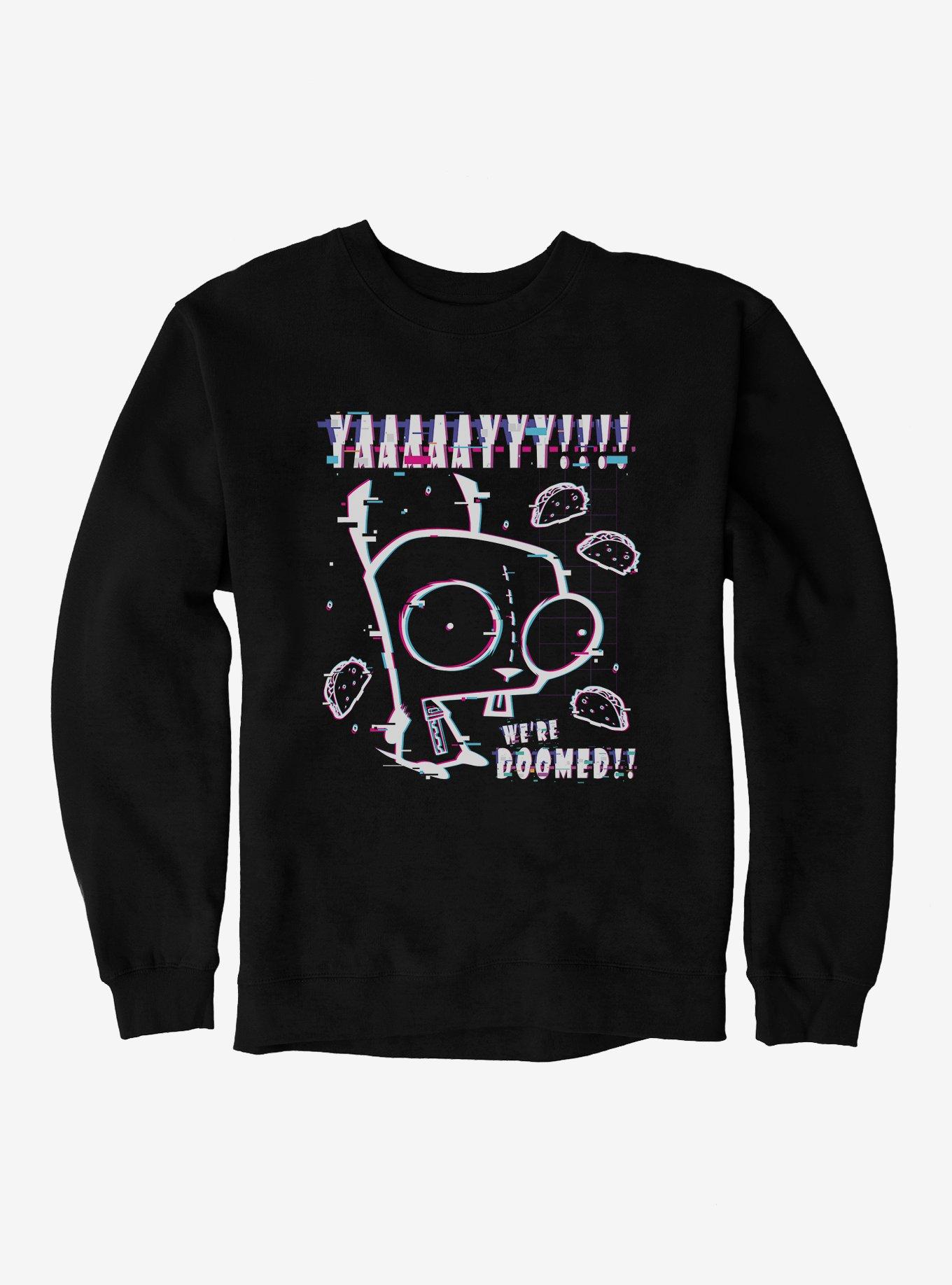Invader Zim YAAAAAYY!!!! We're Doomed!! Sweatshirt, , hi-res