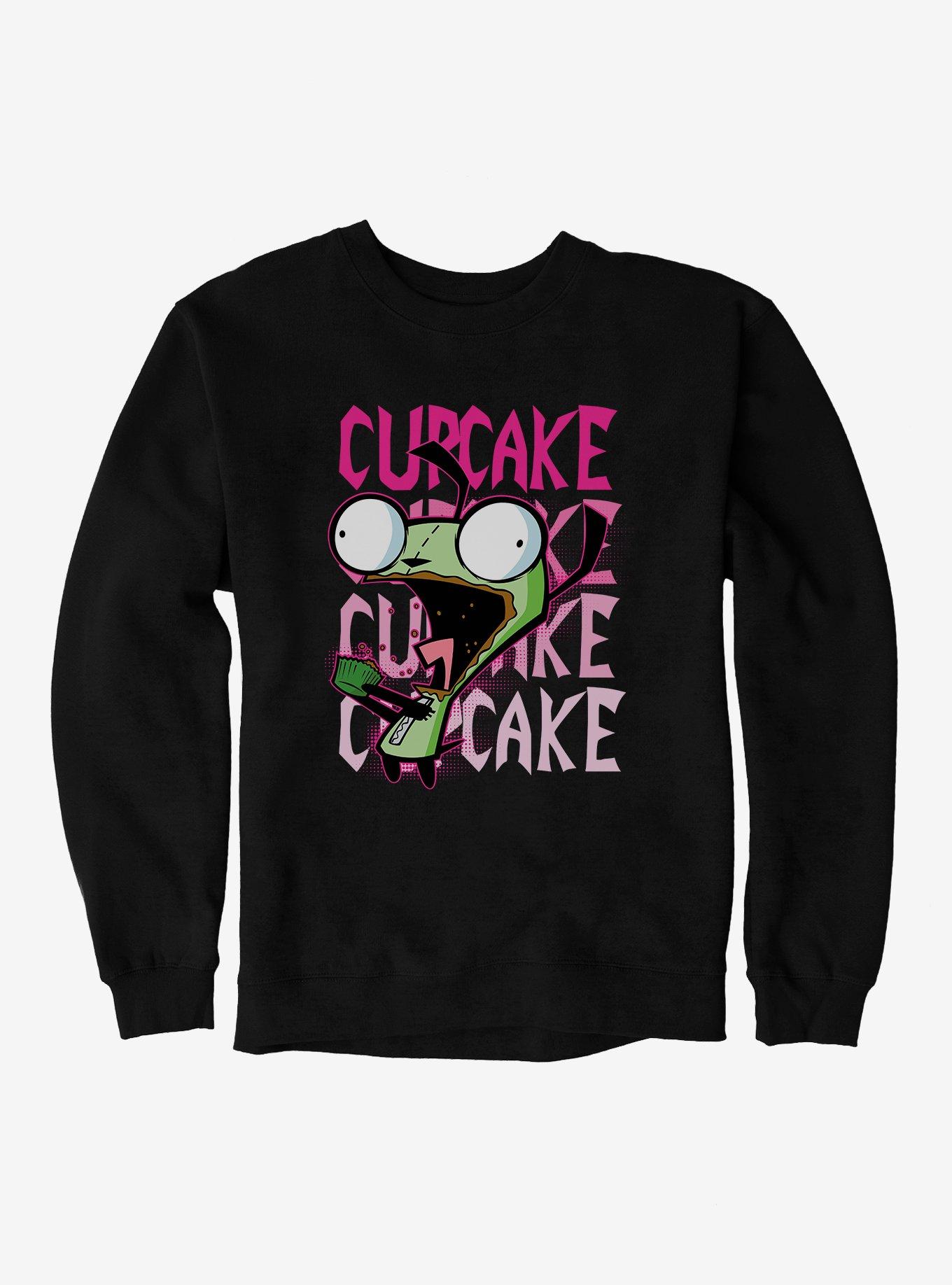 Invader Zim Cupcake Cupcake Cupcake Cupcake GIR Sweatshirt, , hi-res