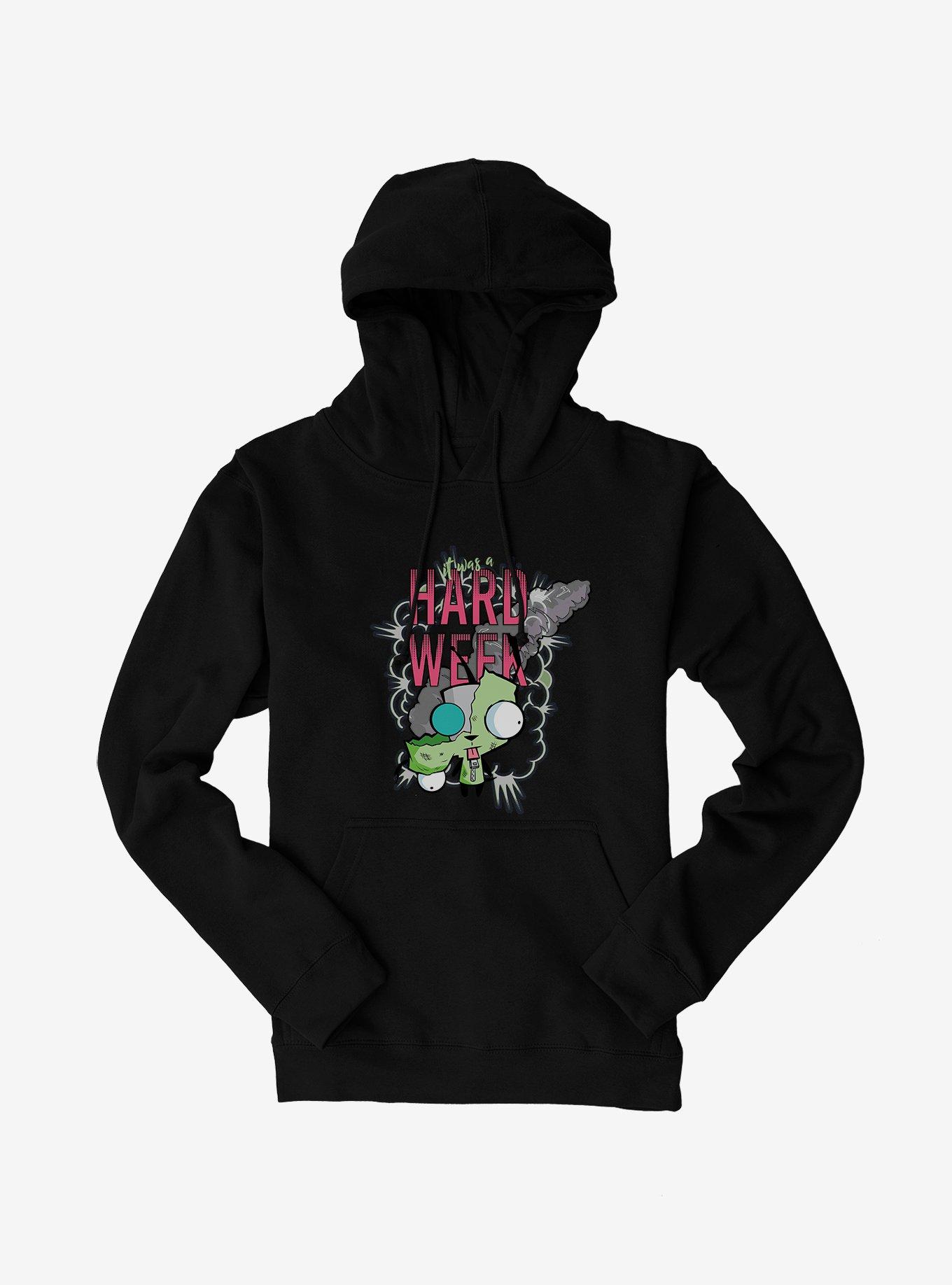 Invader Zim Hard Week GIR Hoodie, , hi-res