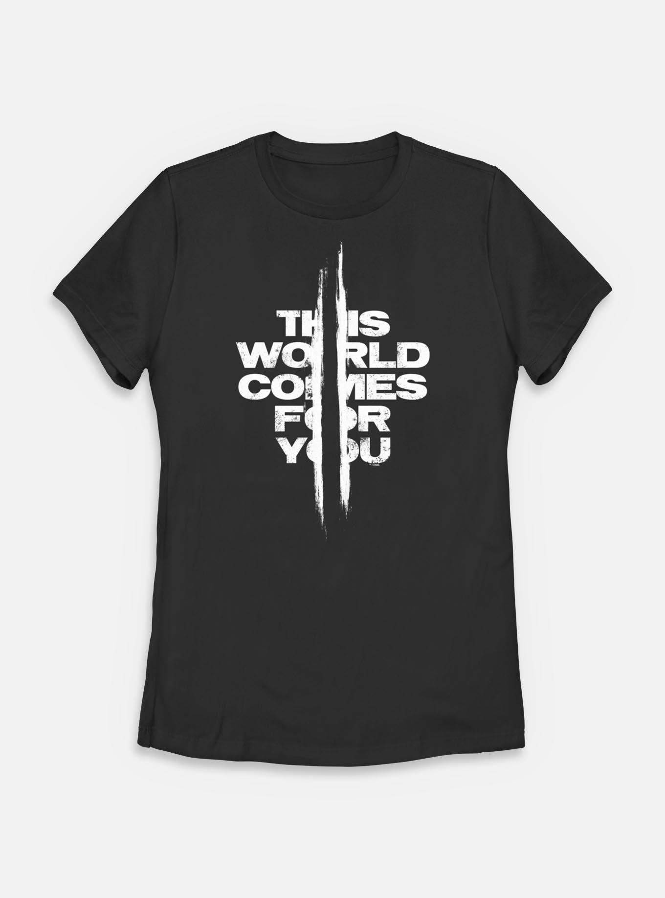 Days Gone The World Comes For You Womens T-Shirt, BLACK, hi-res
