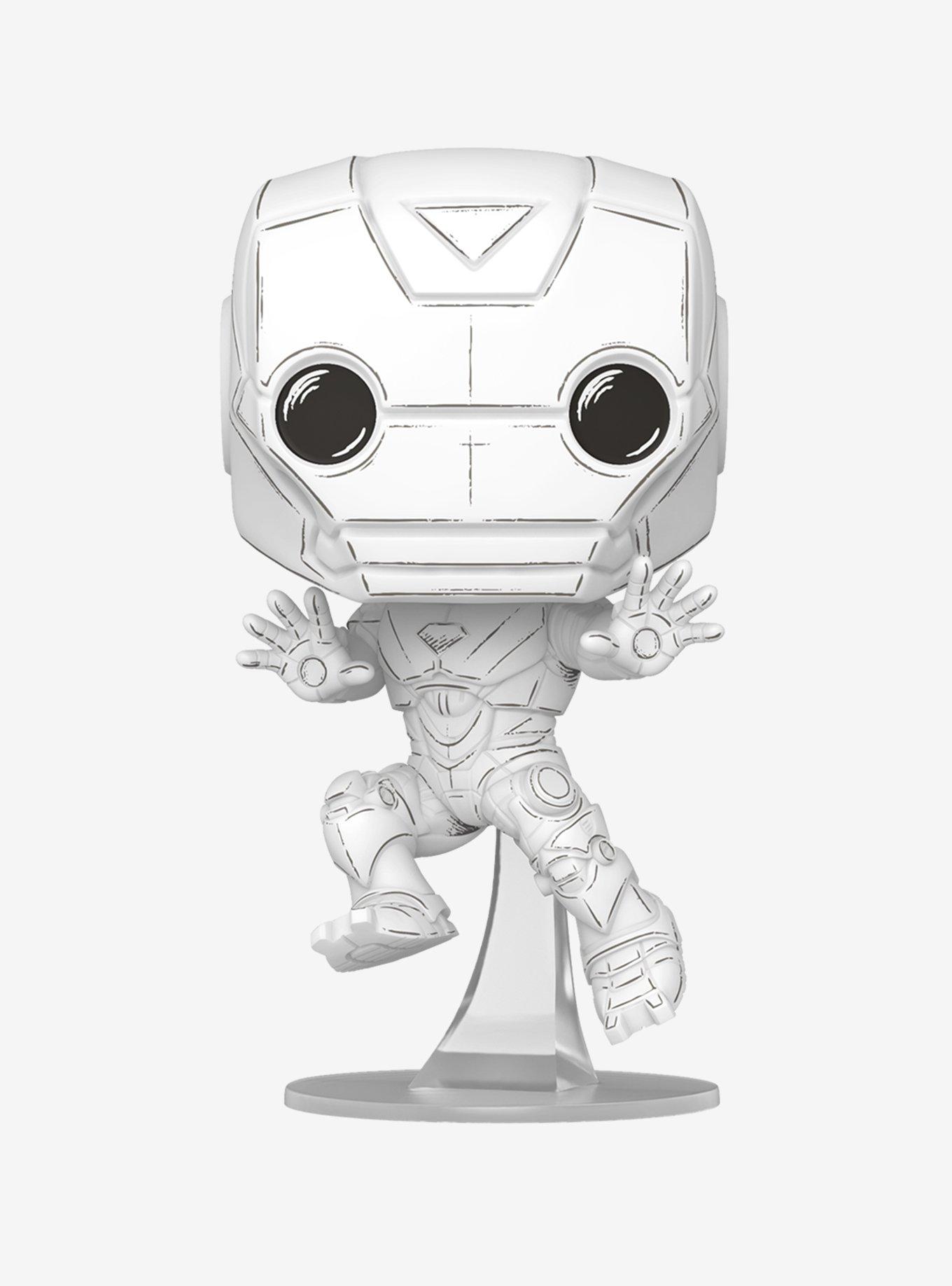 Funko Marvel Pop! Iron Man (Sketched) Vinyl Bobble-Head, , hi-res